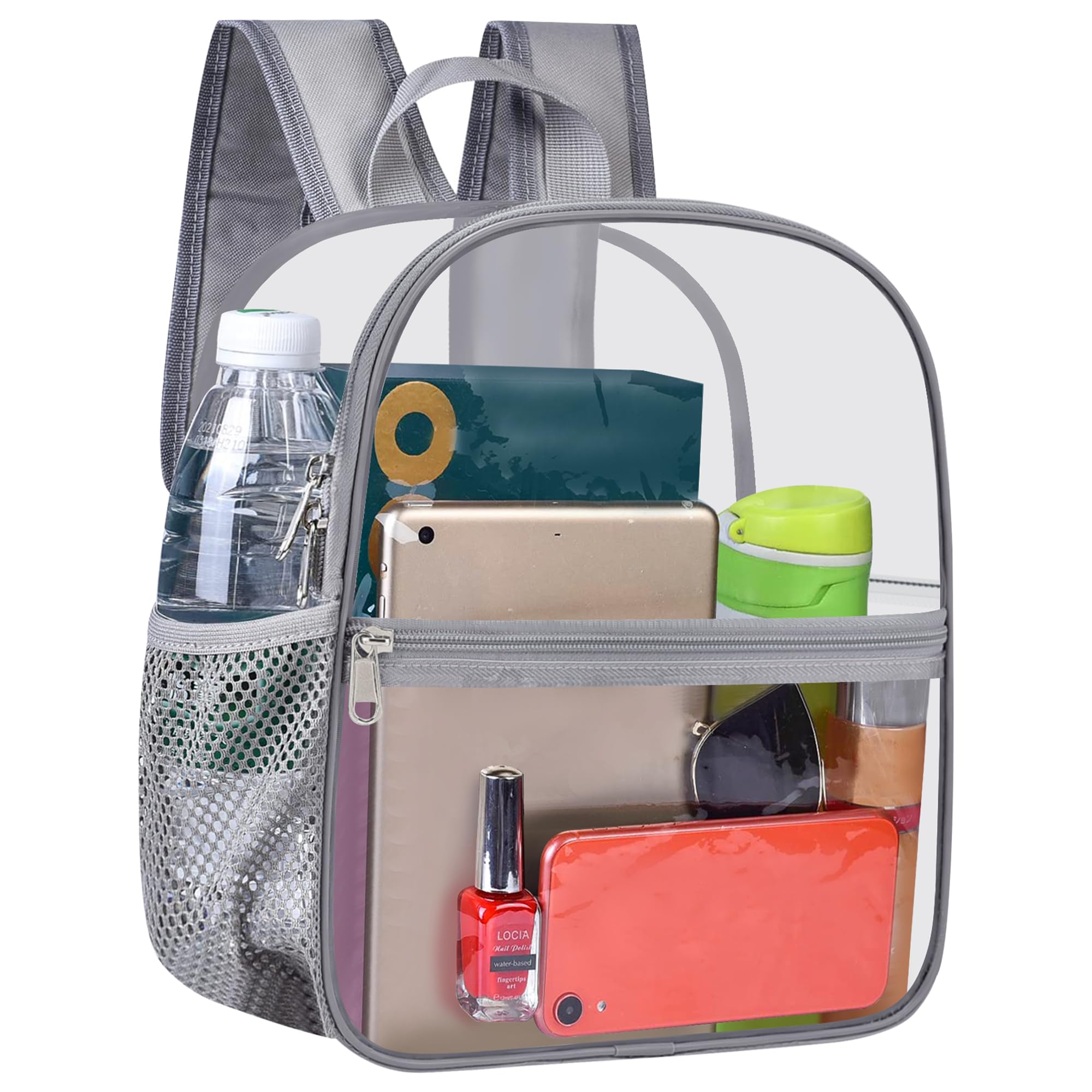 USPECLARE Clear Backpack Stadium Approved 12×6×12, Water proof Clear Bag for Concert Work Sport Event-image-37