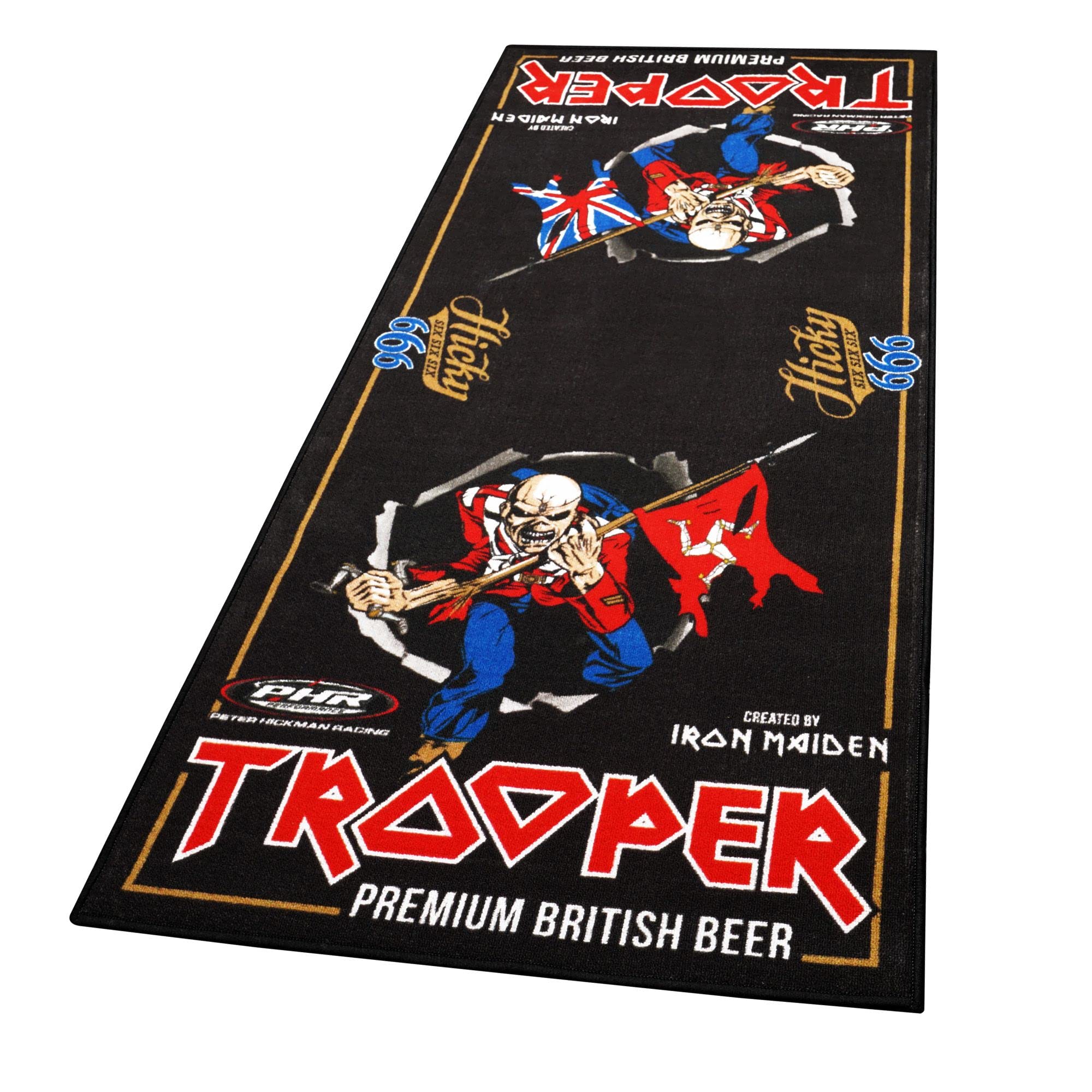 BIKETEK Tapis environnemental Moto Ltd Edition Iron Maiden Trooper Hickman Neuf