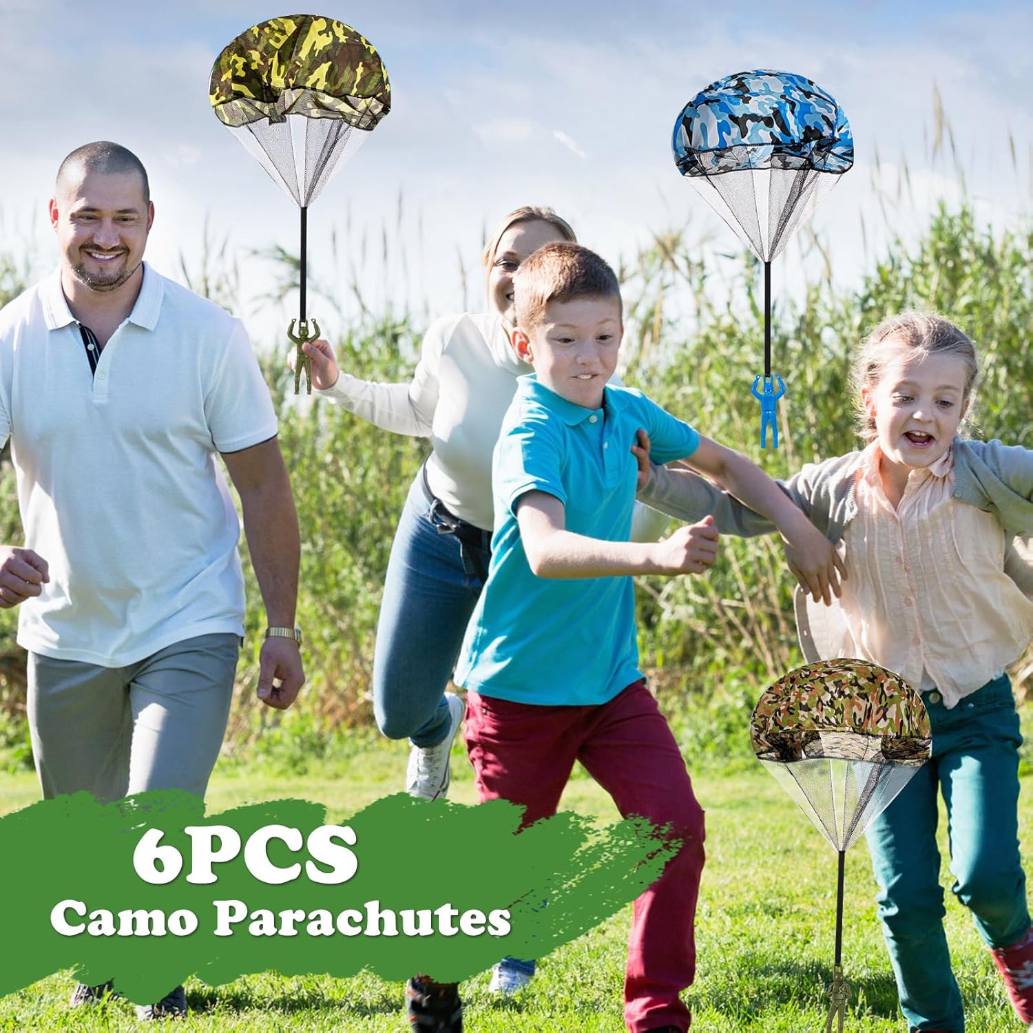 ShinyRelief 102 Pcs Army Toy Set Military Gift for Boys Bulk Army Soldier Birthday Decoration Camo Party Favor Parachute Telescope Bubble Wand Camouflage Necklace Glider Plane Kid 3-12 Men