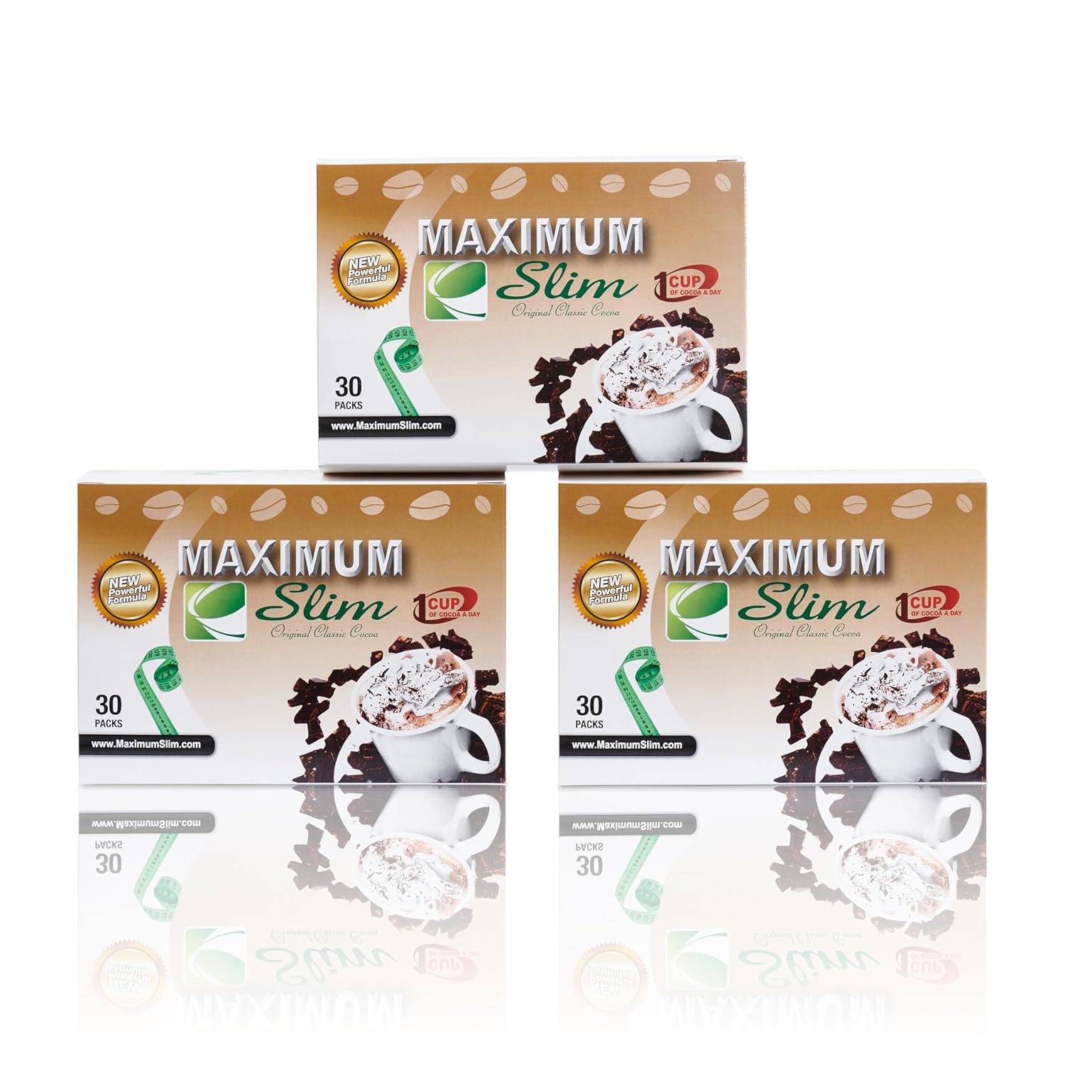 Maximum Slim Premium Instant Cocoa – Creamy, Delicious 4-In-...