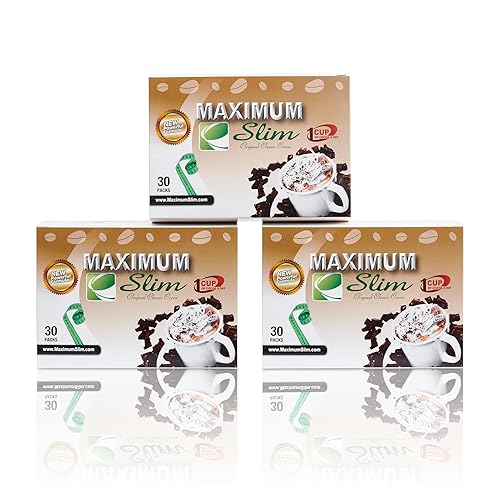 Miniatura 5 de Maximum Slim Cacao instantáneo de alta calidad, cremosa, deliciosa fórmula 4 en 1 con extractos de hierbas naturales para energía y vitalidad,