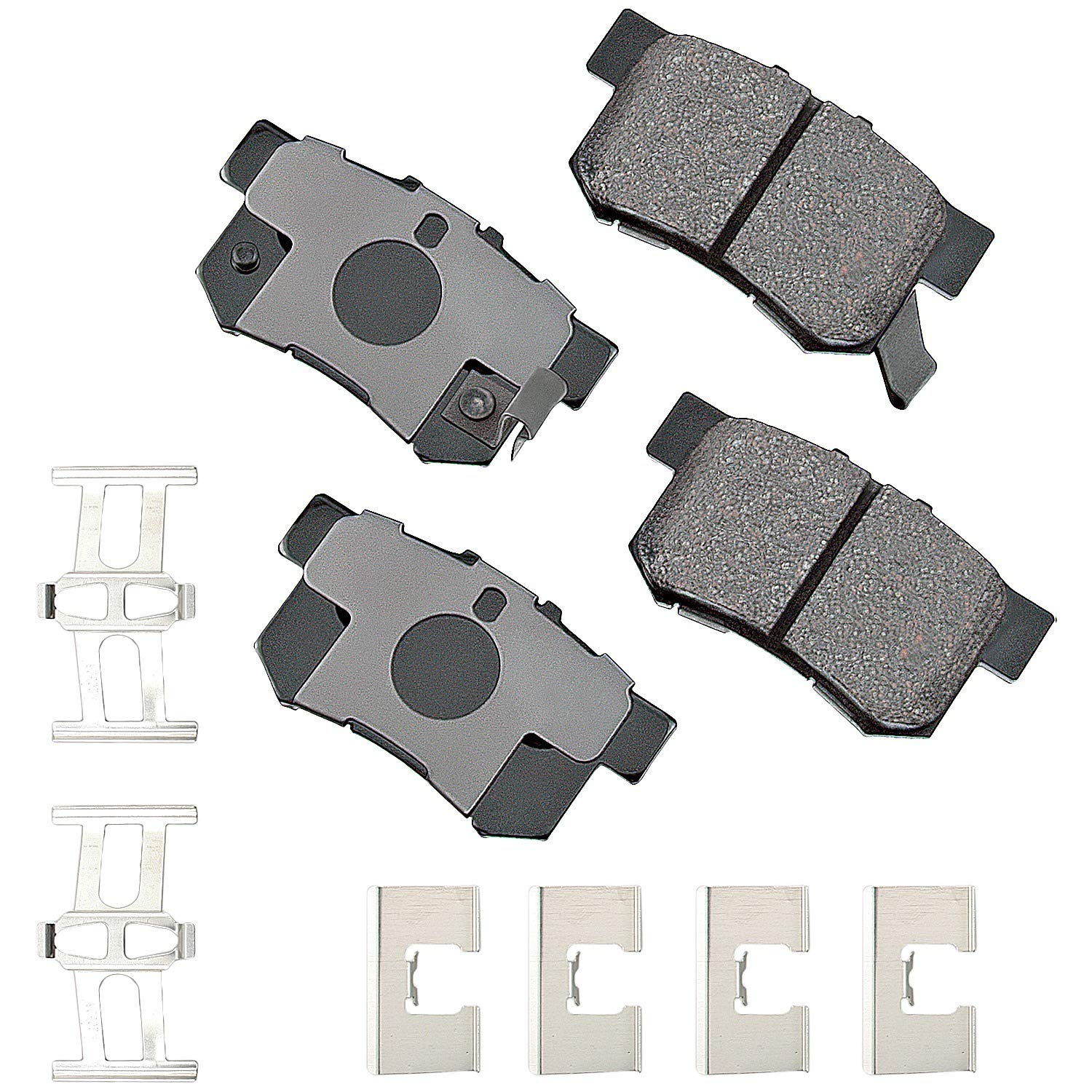 AkebonoUltra-Premium Ceramic Rear Disc Brake Pads