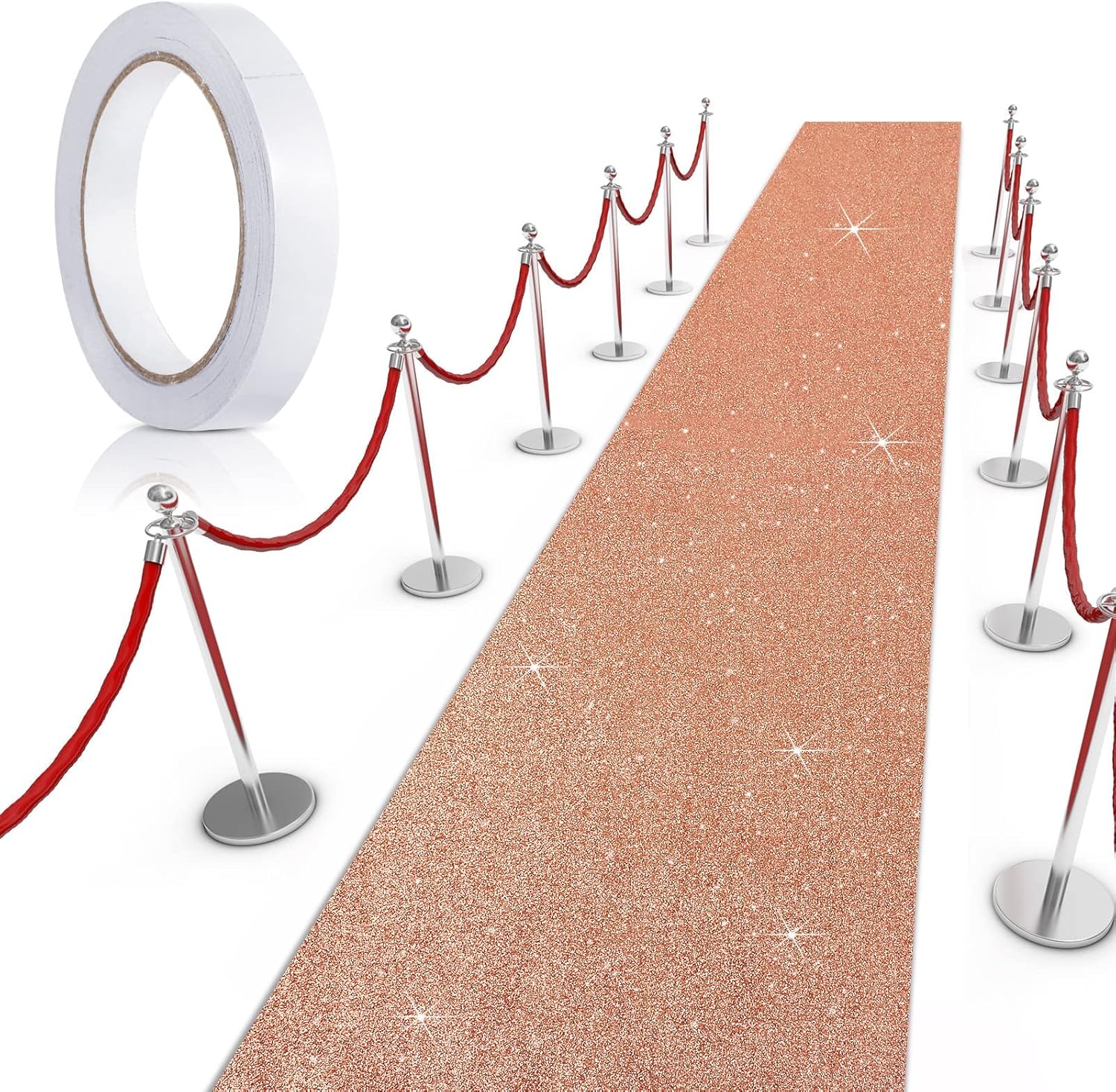 Carpet Runner Runway Rug 55 GSM Thickness with Carpet Tape