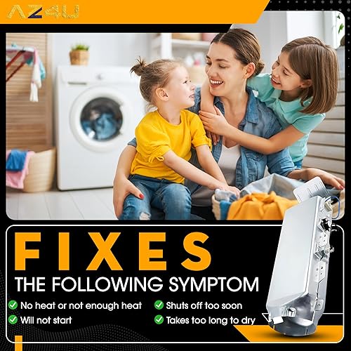 Miniatura 6 de AZ4U Elemento calefactor Asamblea Secador Reemplazo Para Samsung DV410AEW DV410AEW/XAA DV419AEU DV40J3000EW DV40J3000EW/A2 DV410AER/XAA DV419AEU/XAA