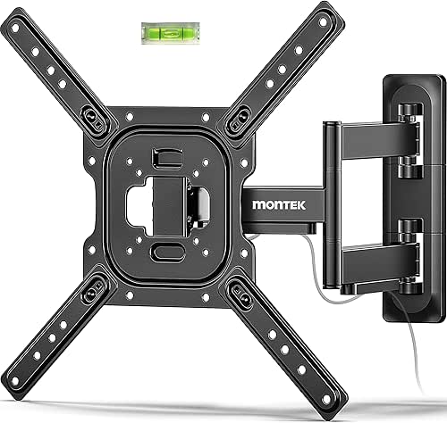 monTEK Full Motion TV Wall Mount for 23–65 Inch Flat