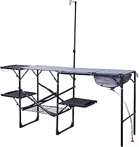 gci outdoor master cook station portable folding kitchen table