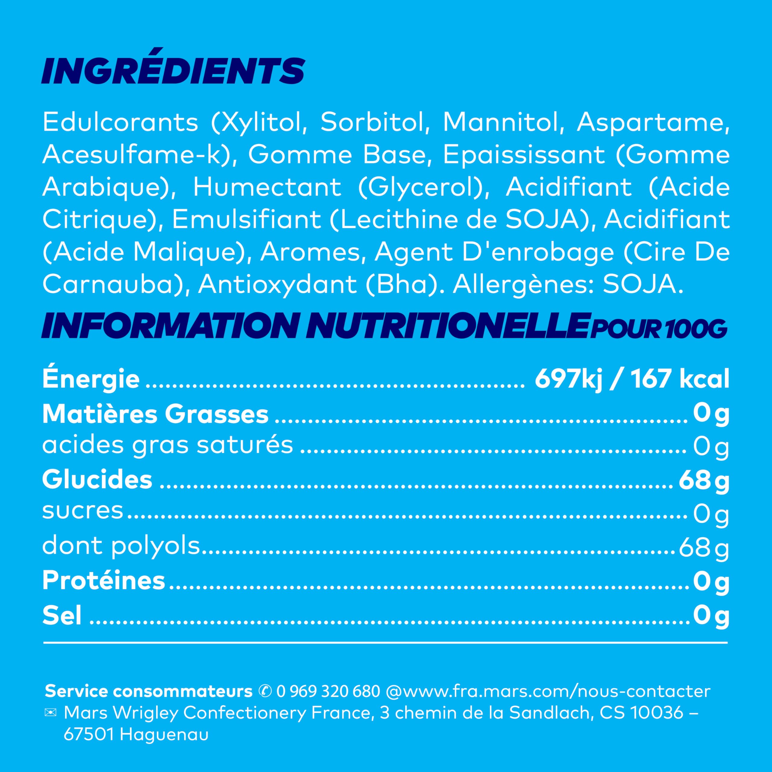 FREEDENT Chewing Gum Sans Sucre Goût Fraise 5 Paquets 70g
