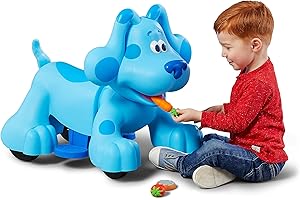 Power Wheels Bluey 6V Rideamals Blue's Clues Snack Time Interactive Ride-On Toy