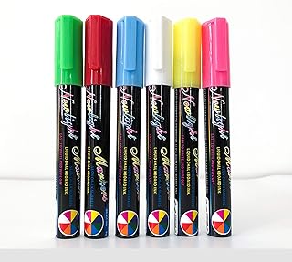 Sponsored Ad - Chalk Markers Erasable Liquid Pens Colorful Chalk Markers for Kids Art,Blackboard,Chalkboards,Signs, Glass ...