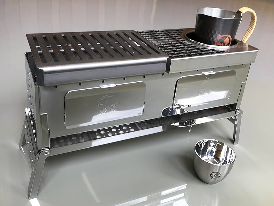 Amazon.com : Sho's B-VI-DUO, Compact Hibachi Grill 