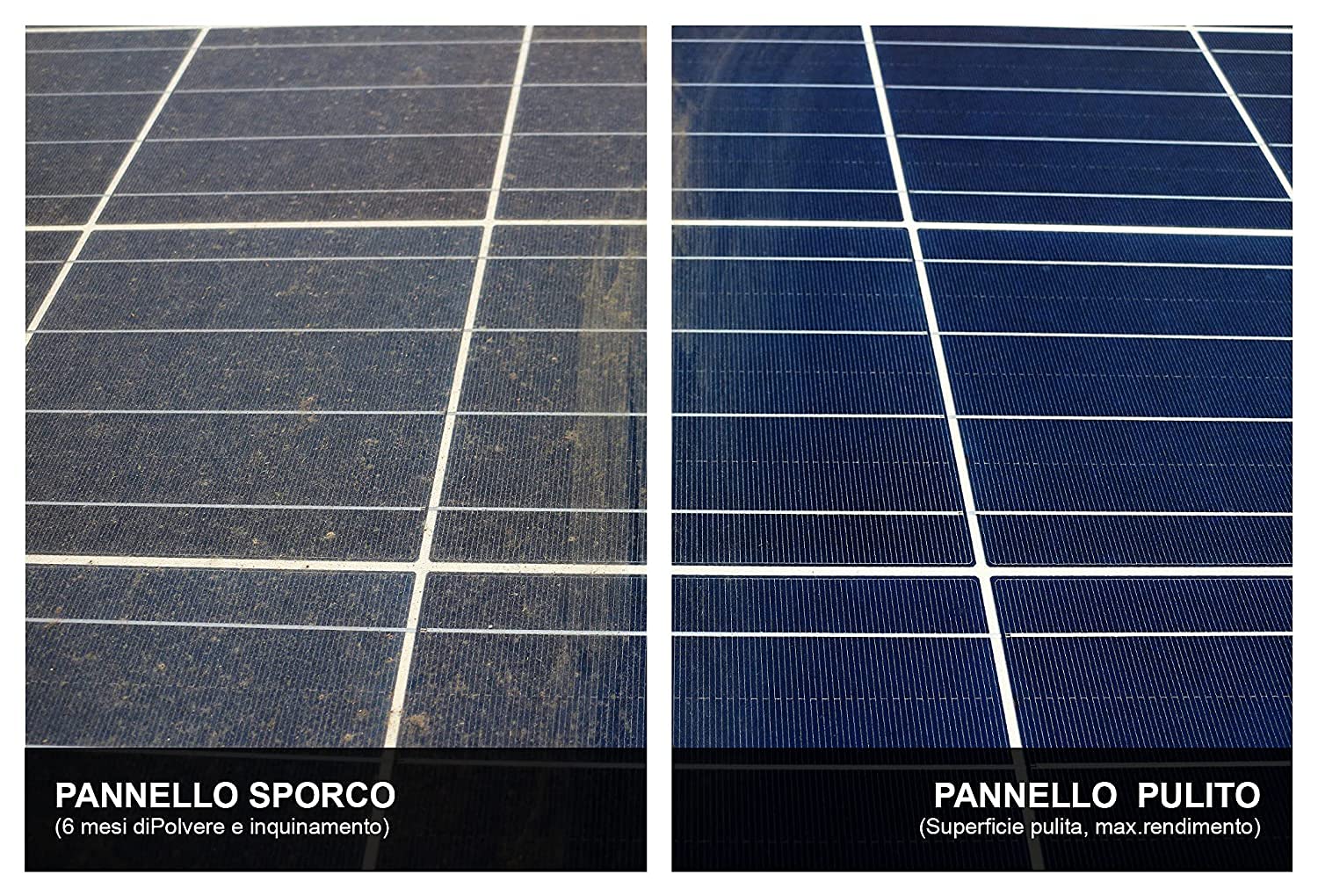 PIP Eco Pannel, Detergente per Pannelli Fotovoltaici Ricarica Concentrato 2,5 Litri da Diluire in Tanica 25 L per 250 mq. Pulizia Professionale del Pannello Solare, Vegetale ed Ecologico