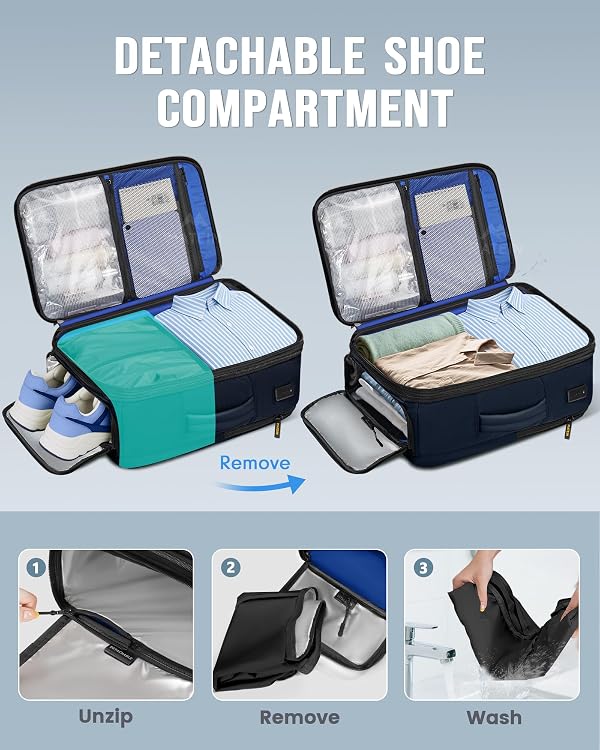 MATEIN Personal Item Backpack 18x14x8, Expandable Underseat Travel Backpack by MATEIN - Used condition - Image 3