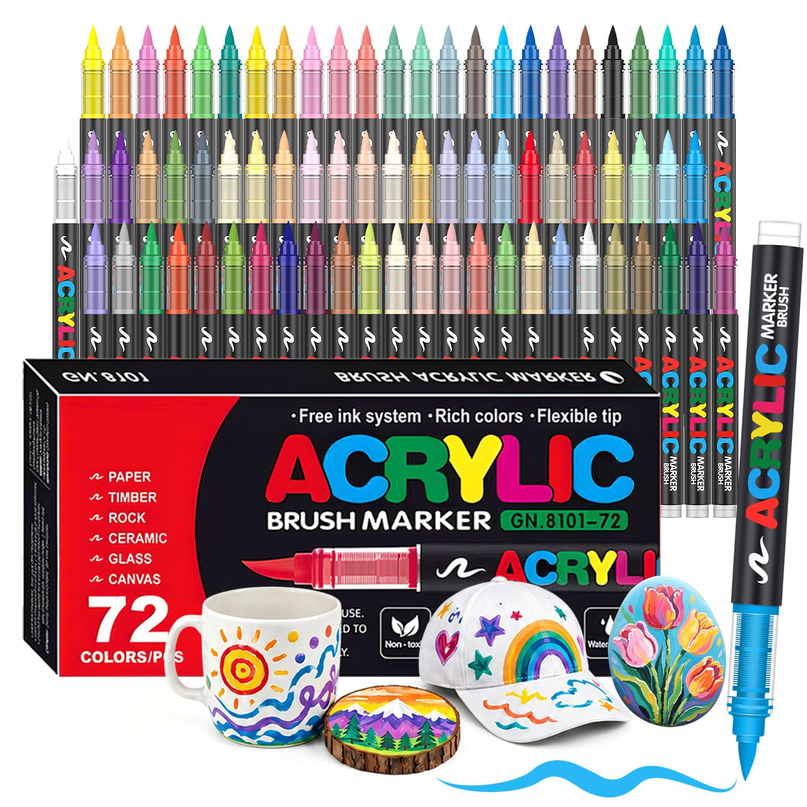 Melifluo Acrylic Paint Pens Set
