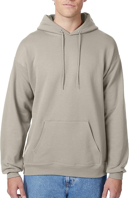 Hanes Men's EcoSmart Hoodie, Midweight Fleece, Pullover Hooded Sweatshirt