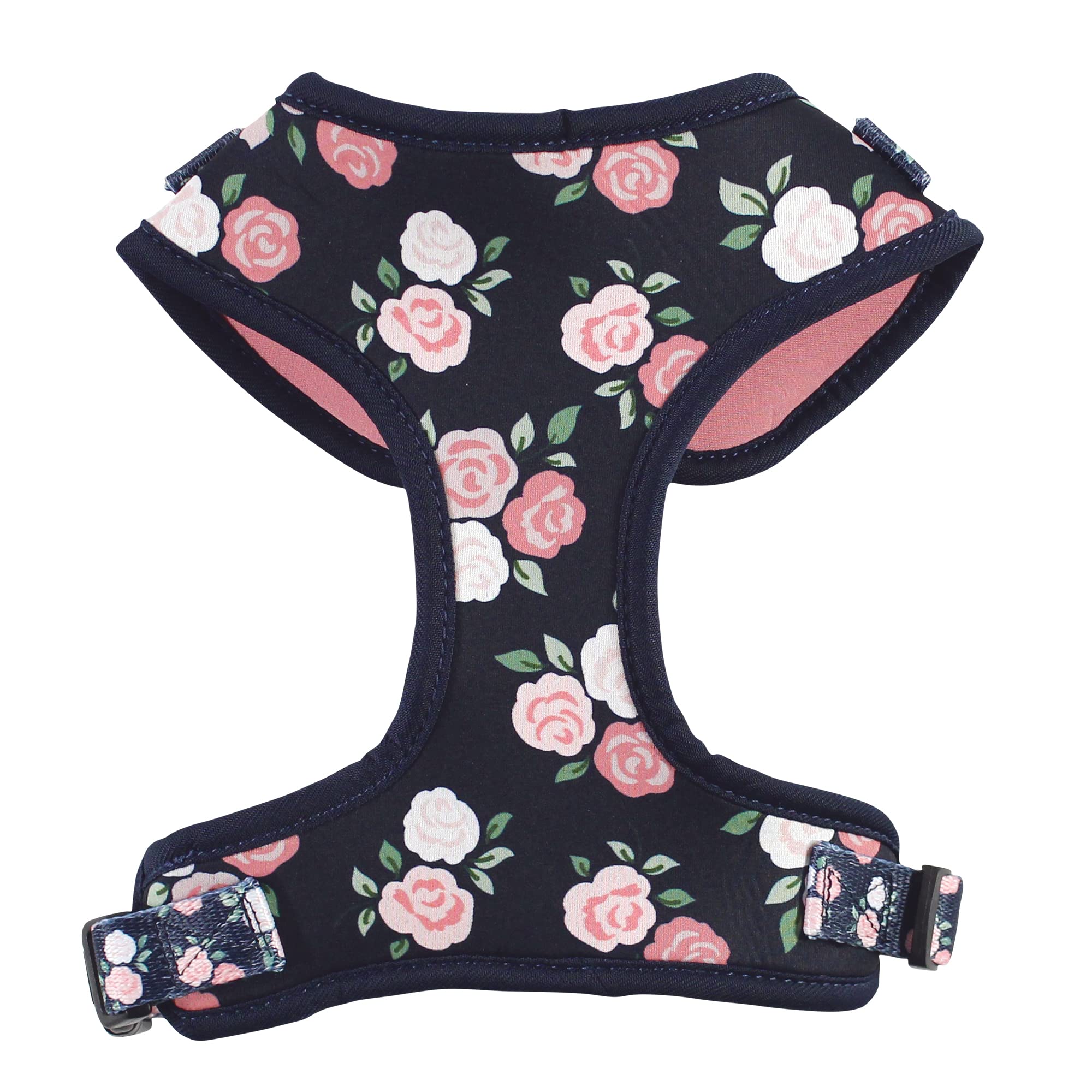 Luvable Friends Unisex szelki dla zwierząt domowych, kwiatowe, S