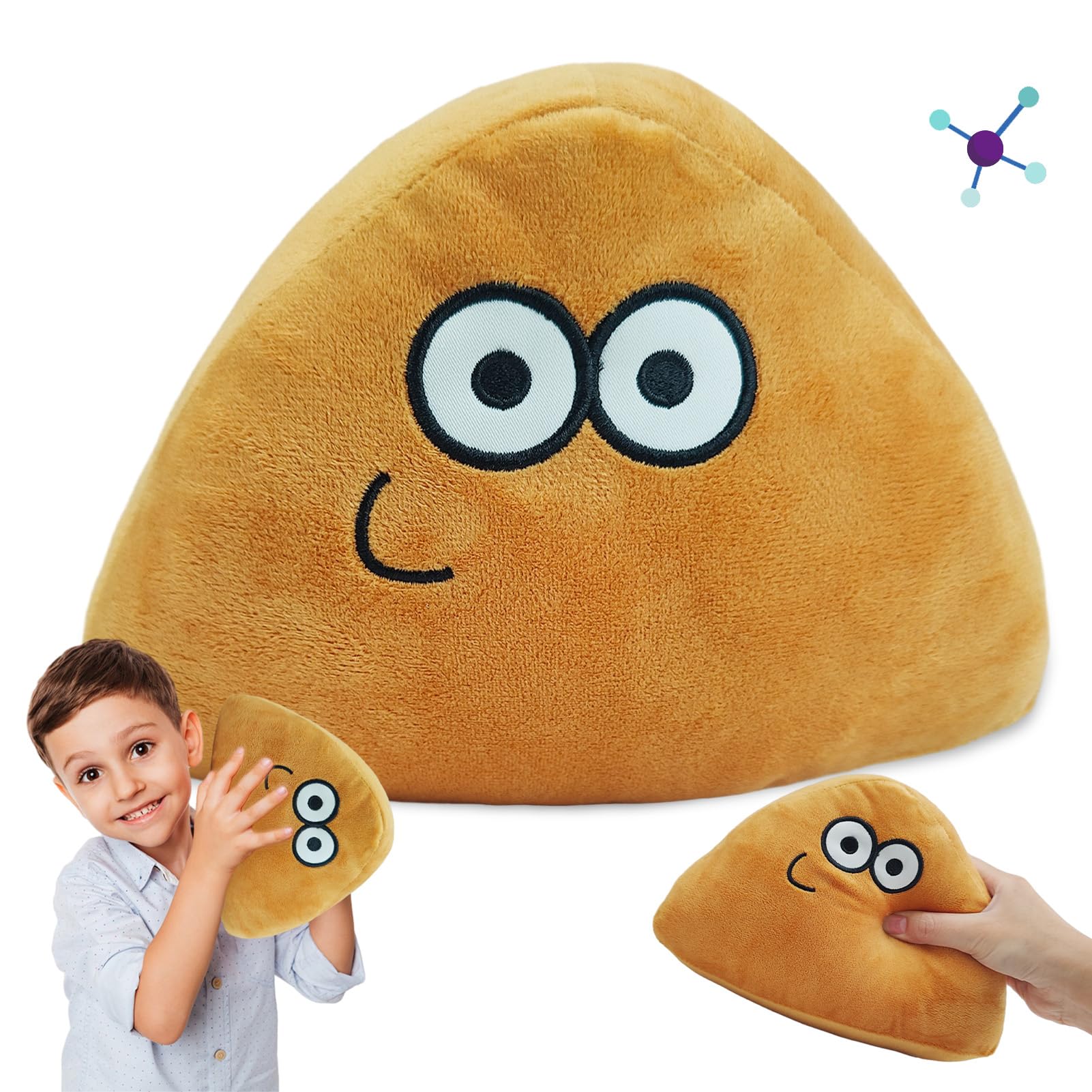 WAIMXDAO Alien Pou, Alien Pou Plush Toy Kawaii Relleno de Animales de Peluche Juguete Juguete de Peluche Alienígena, for Niños Niñas Niños Regalos de Cumpleaños (B)