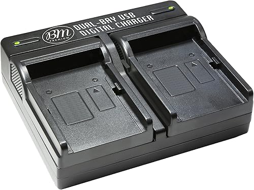 Miniatura 2 de BM NB-2L, NB-2LH, BP-2L5, BP-2LH Cargador de batería rápido dual para Canon PowerShot G7, G9, S30, S40, S45, S50, S60, S70, S80, VIXIA HF R10, HF