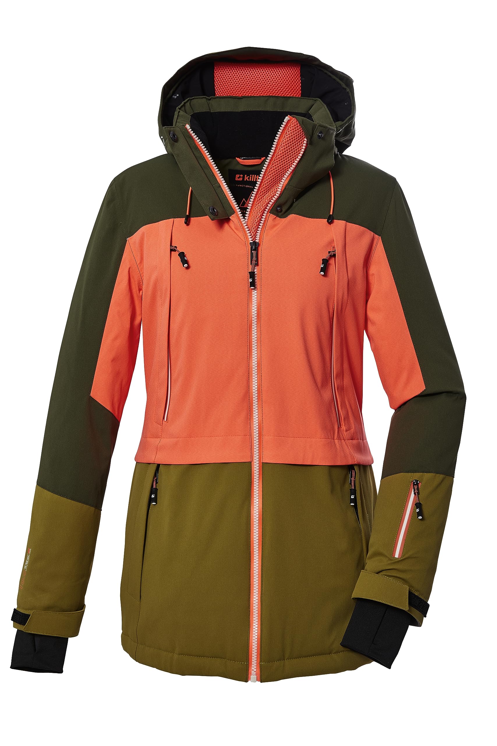 Killtec Skijacke »KSW 314 WMN SKI QLTD JCKT«, Steppjacke m. abzipp. Kapuze u Schneefang