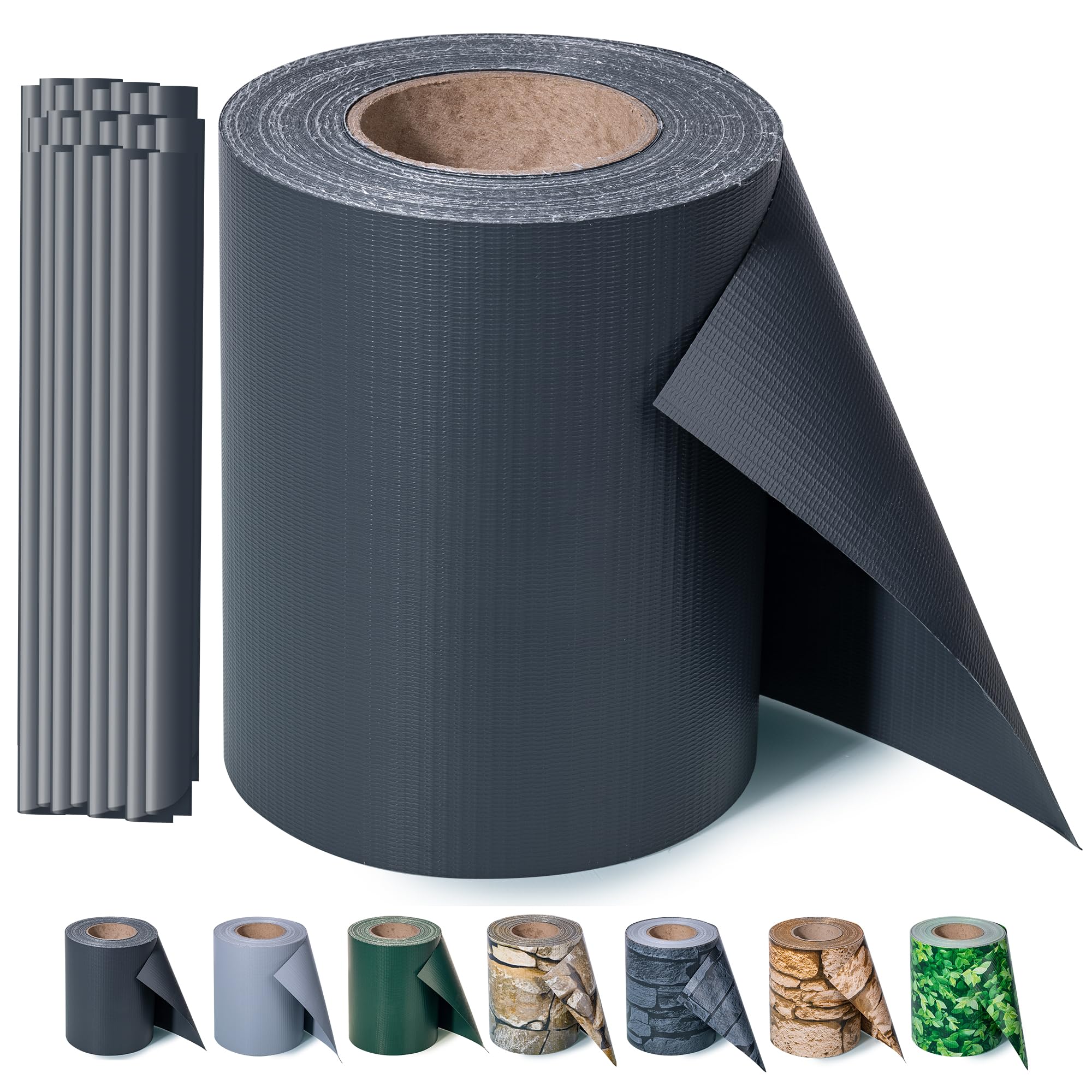 Frangivista Per Recinzione In PVC - Strisce Privacy 19cm X 35m, UV Resistente Per Balcone E Giardino - Foto 6