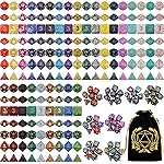 Coyeekn DND Dice Sets - 35 X 7 (245pcs) Polyhedral Dice for Dungeons and Dragons, RPG D&D Dice Role Playing Table Game, with a Large Drawstring Bag