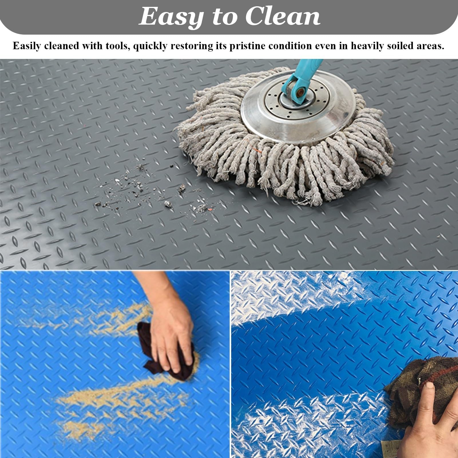 Alfombrilla antideslizante para escalera de alberca, 1 m, con textura azul, para piscinas sobre el suelo y escalones de cubierta inferior, impermeable, segura para proteger junto a la piscina