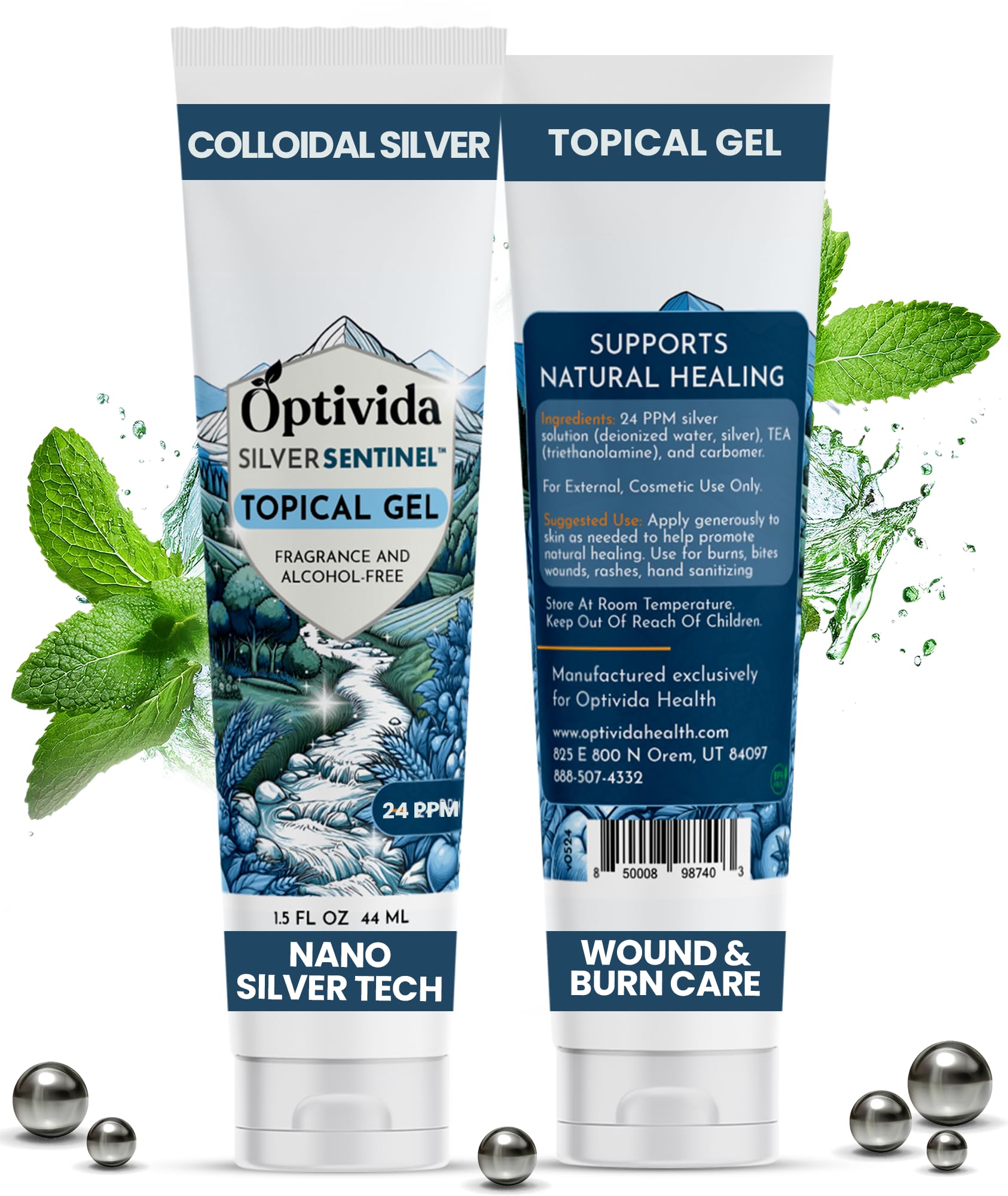 Colloidal Silver Gel 24 PPM - Nano-Silver Topical Gel For Wounds, 1.5 oz — Amazon image 8