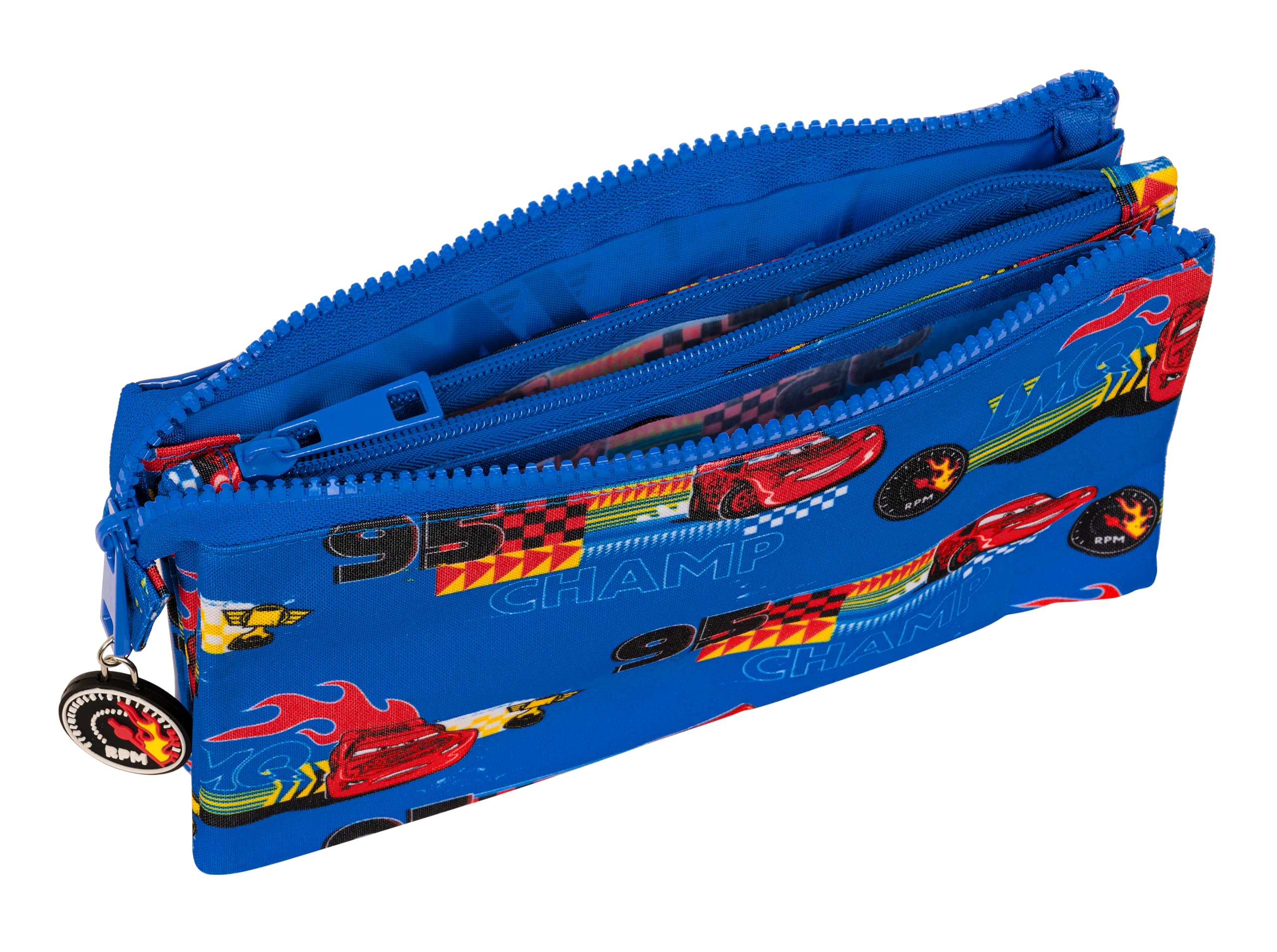 safta Cars Race Ready, Pencil Case for Children Ideal for Schoolchildren Comfortable and Versatile, Quality and Durability - Image 3
