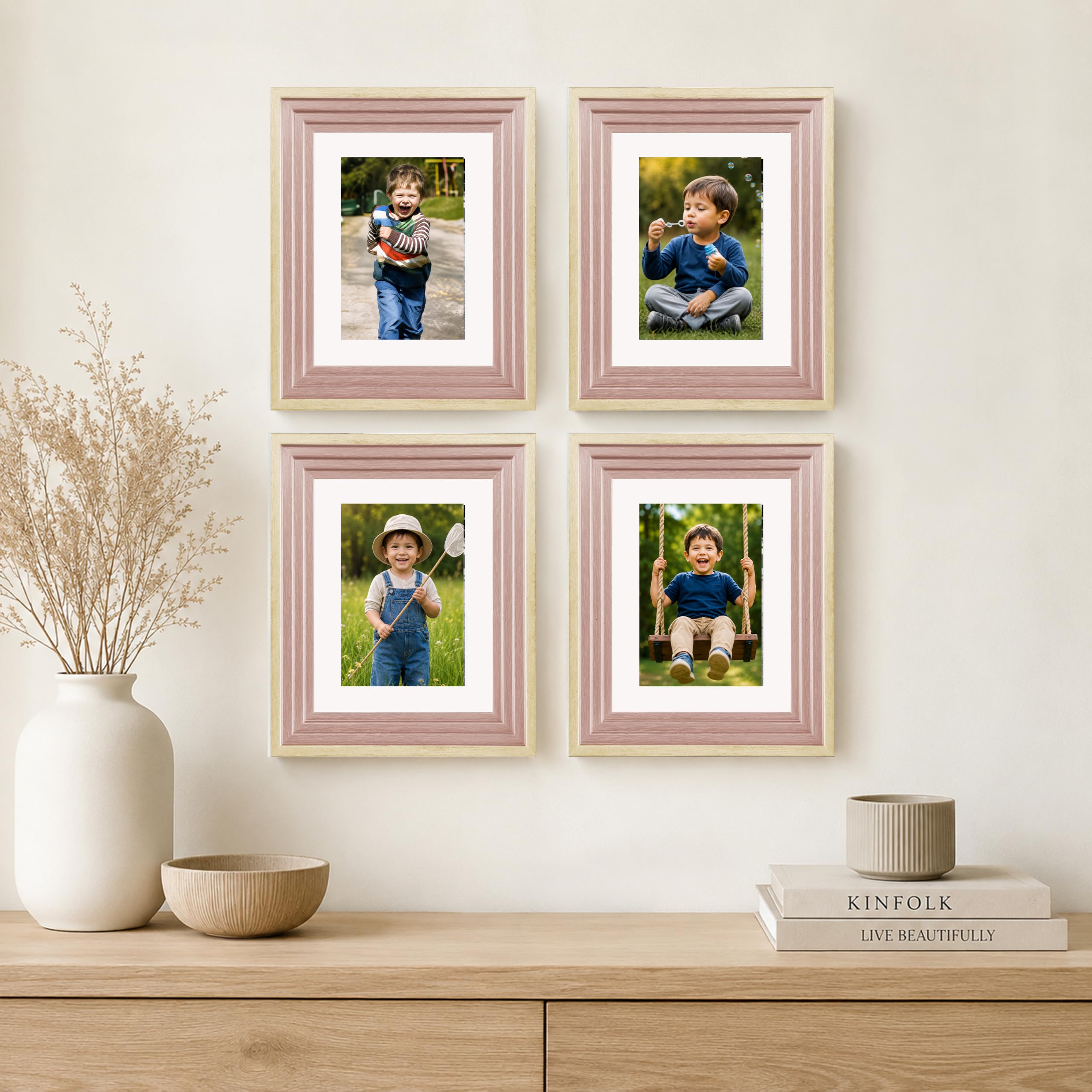 Art Street Photo Frames - Set of 4 Black -8