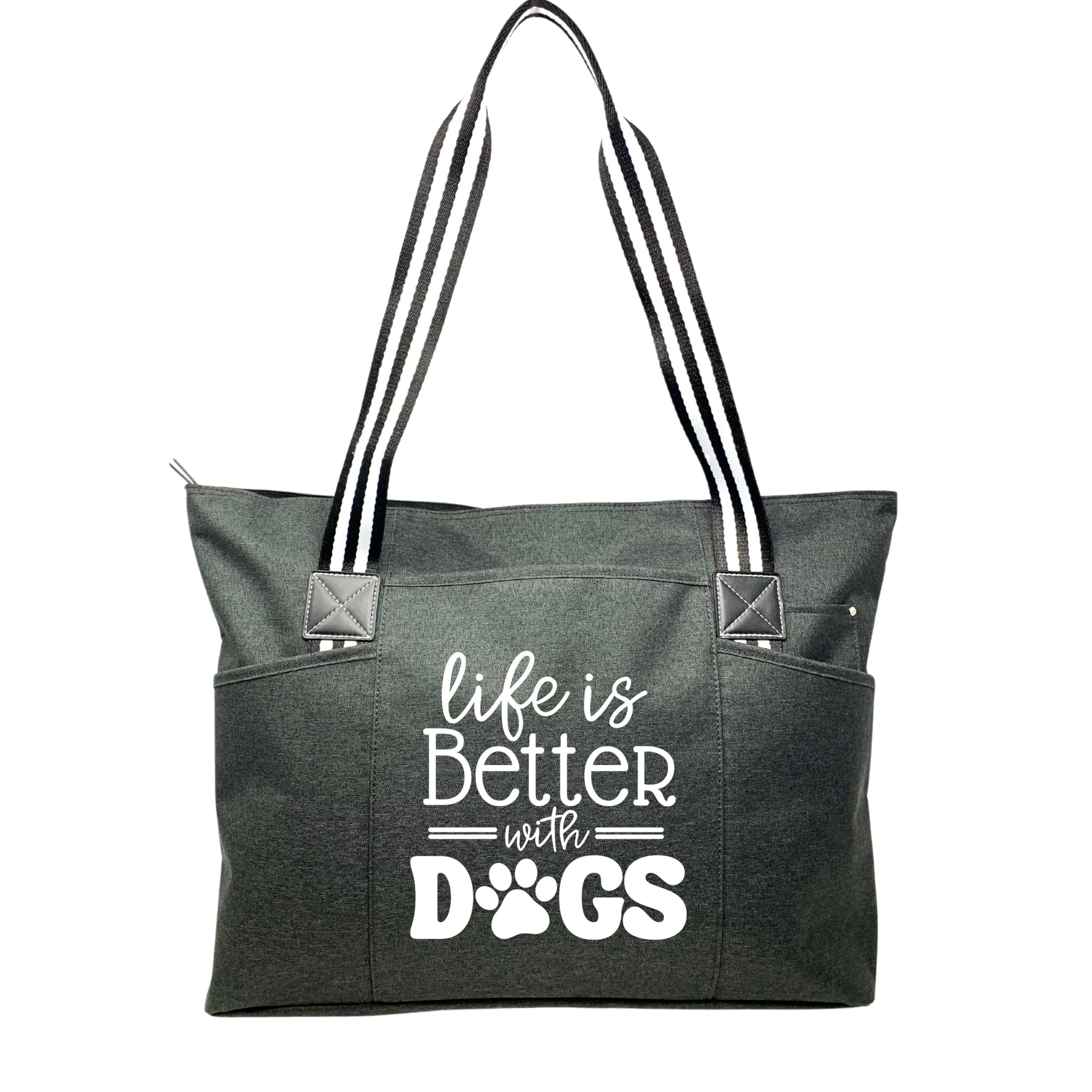 Brooke & Jess Designs Dog Mom Gift Tote Bag - Mom & Dog Lover Gifts