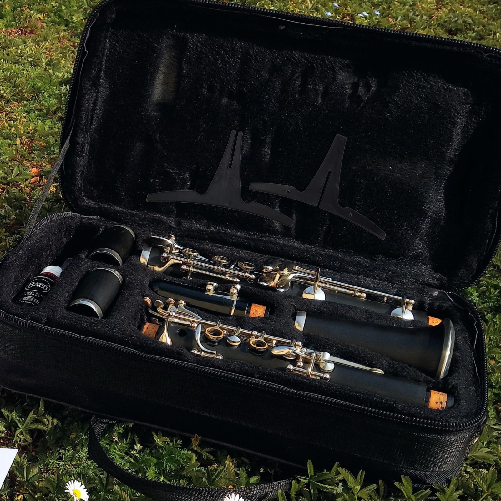 ABOOFAN 5 Soportes Portátiles Para Clarinete Y Oboe De Plástico Resistente Para Instrumentos De Viento.