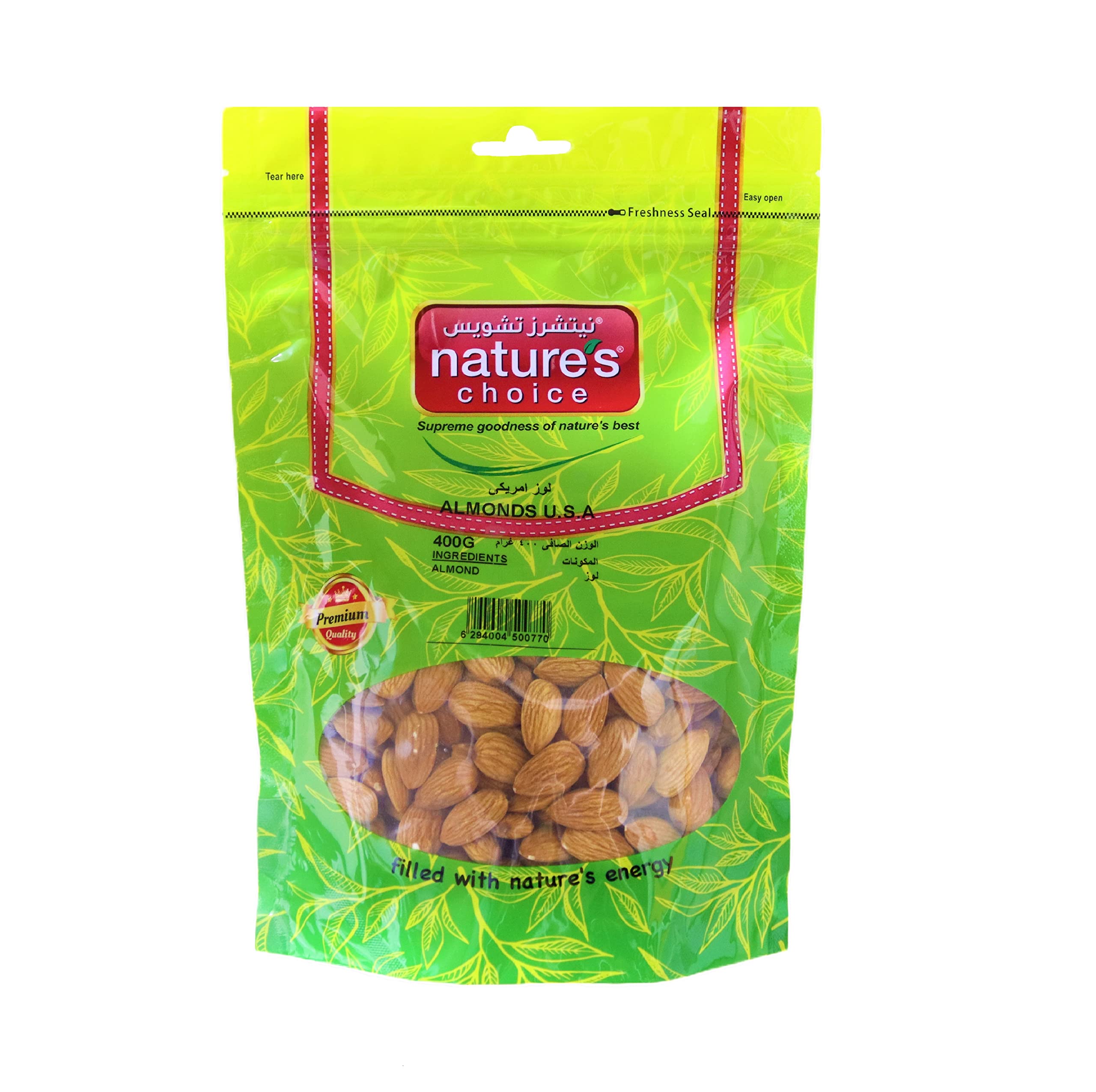 Natures Choice Almonds U.S.A. - 400 Gm