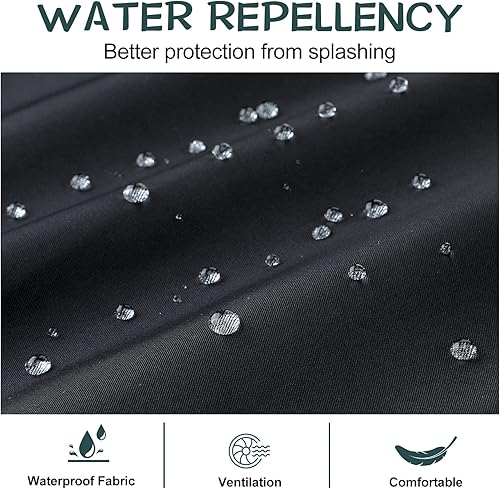 Miniatura 5 de Jeyiour Paquete de 3 divertidos delantales de cocina para mujer, a prueba de aceite, con bolsillos para el hogar, chef, barbacoa, cumpleaños, regalo
