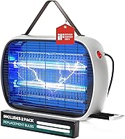 Buzbug MA015 20W Indoor Bug Zapper for 5000 Sq Ft - Electric Mosquito Fly Killer with Replaceable UV Lamps