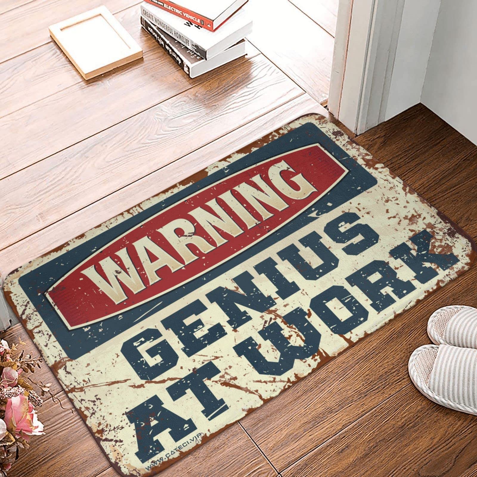 Tapis extérieur barrière anti-saleté porte arrière pour garder la maison propre