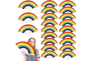 Colorful Pride Fans for Festive Occasions