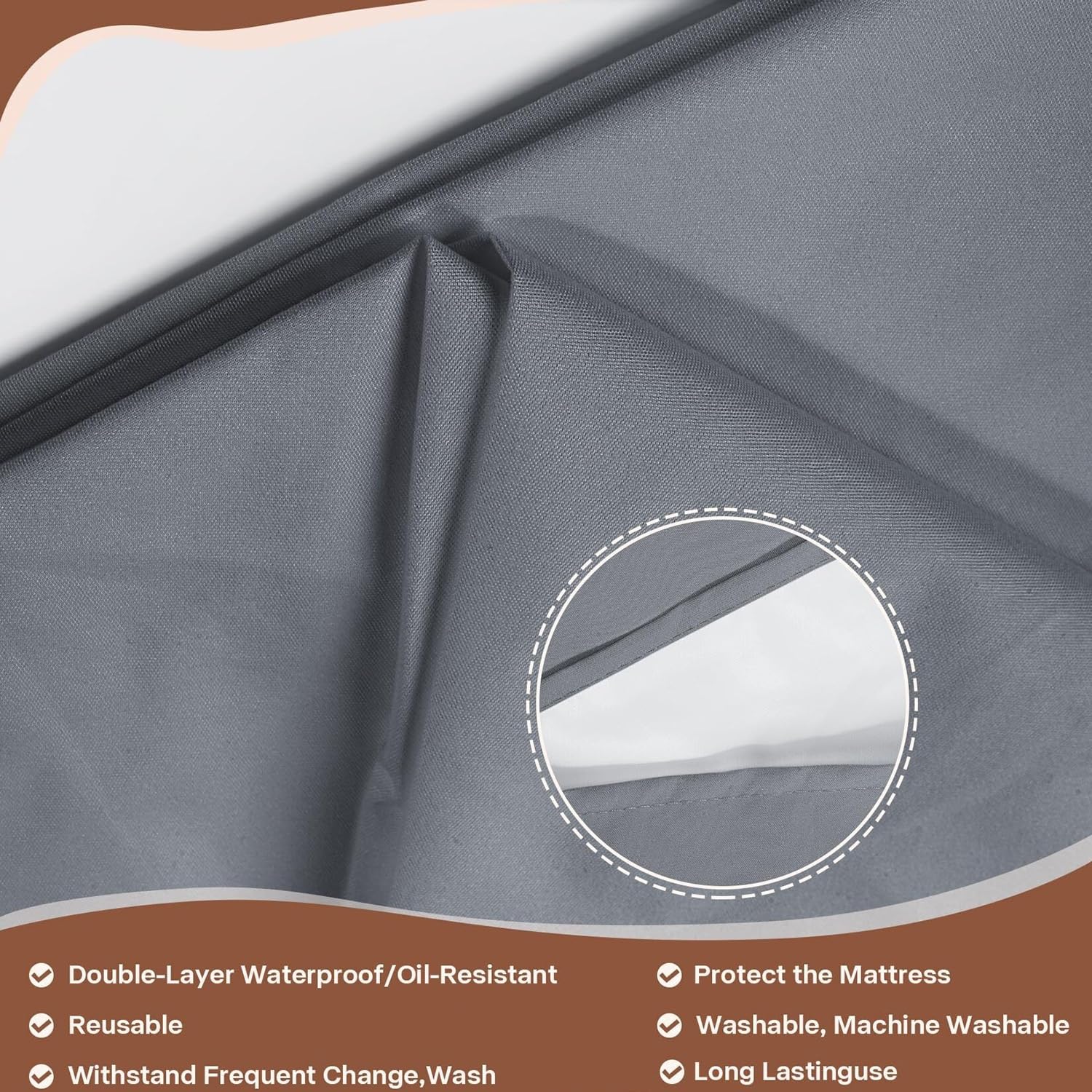 Housse de Table de Massage Imperméable 180x60 185x70 190x70 190x75 190x80 cm Anti-Huile, Réutilisable et Lavable en Machine avec Ouverture for le Visage(M1,190x70cm/75x28in (with hole))
