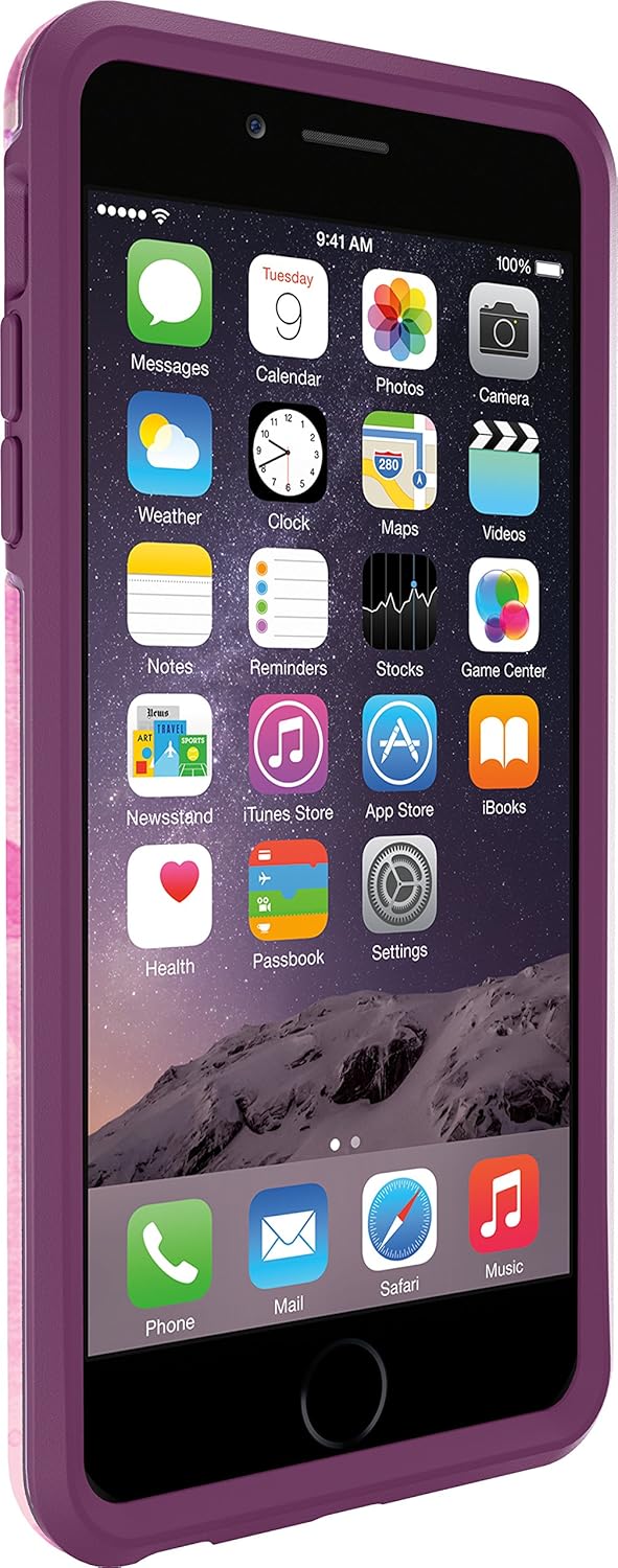 OTTERBOX Symmetry Cell Phone Case for iPhone 6 PLUS - Retail Packaging - Poppy Petal