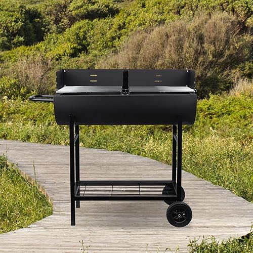 Miniatura 7 de Parrilla de carbón - Parrilla de barril de carbón - Parrilla de fiesta para exteriores (agra)