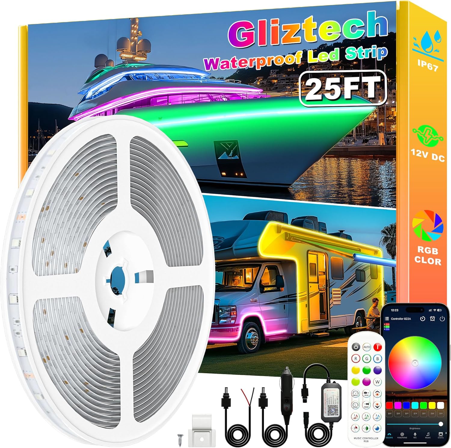 Boat Lights Led Waterproof 25FT