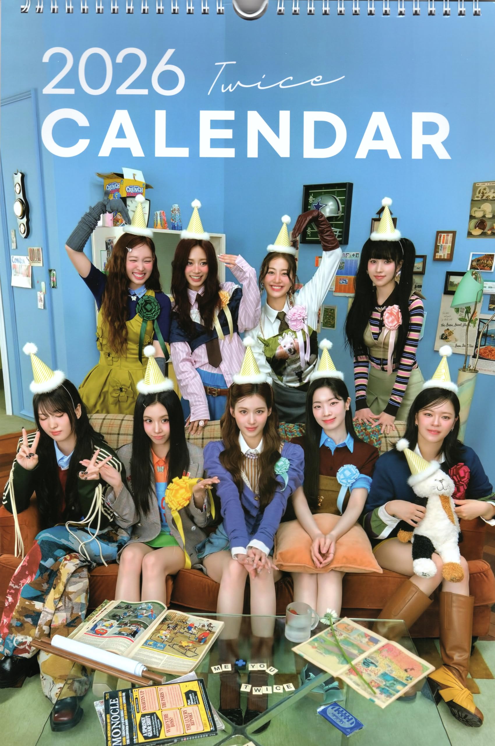 Amazon.co.jp: TWICE トゥワイス グッズ 大判 壁掛け カレンダー 2026 