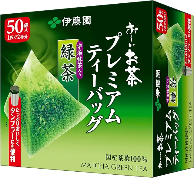 Itoen Premium Japanese Green Tea with Uji Matcha - 50 Tea Bags