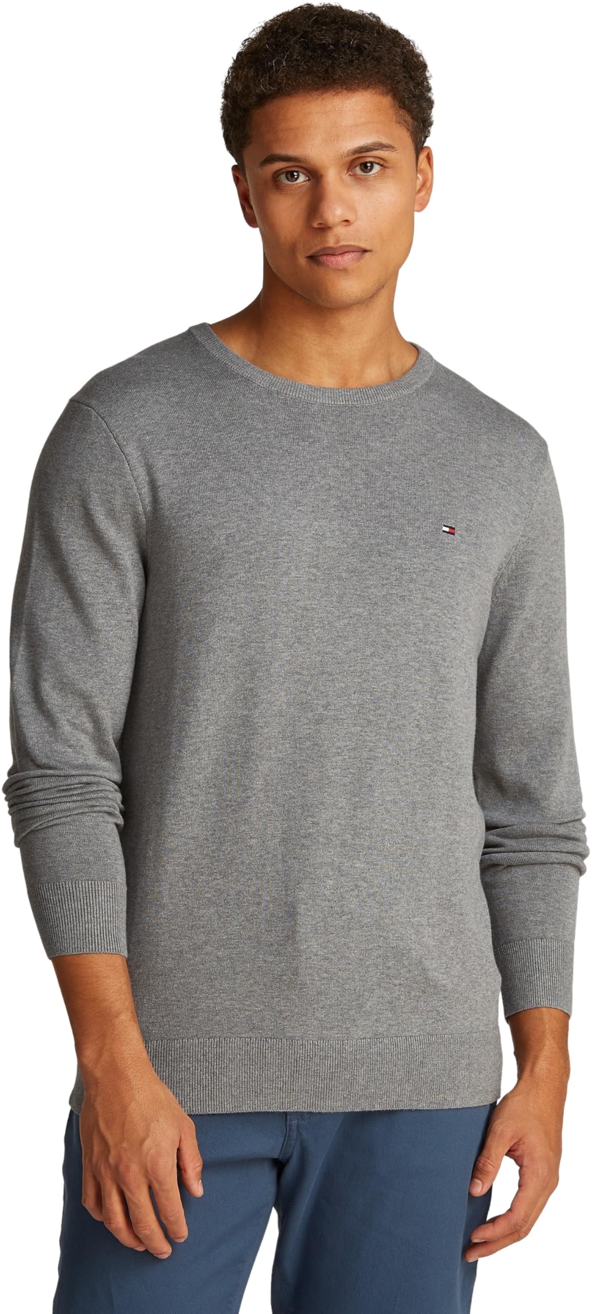 CORE ESSENTIAL COTTON CREW NECK Sweater Erkek
