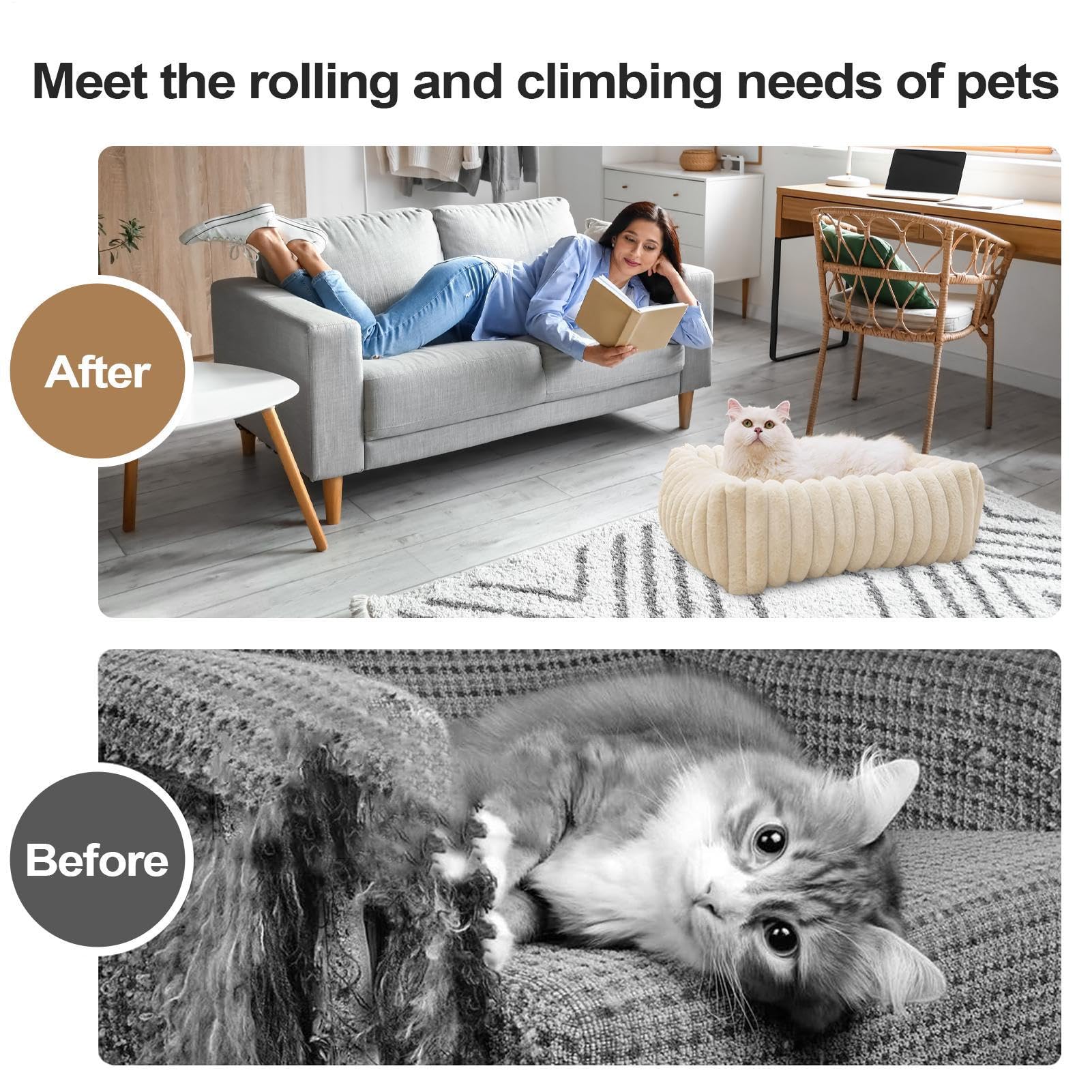 Camas Lavables Para Cachorros Sofá Mascotas Almohadilla Suave Confortable | Cama Térmica Lavable Esterilla Mascota Sofá Cojín Almohadilla Caseta Hogar Apartamento Salón
