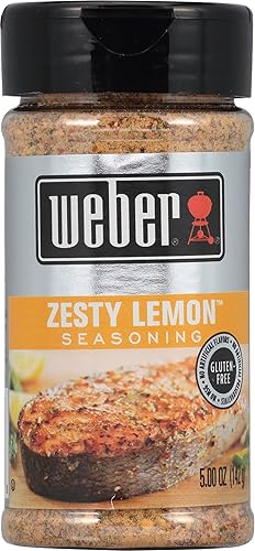 Weber Condimento de limón Zesty, coctelera de 5 onzas