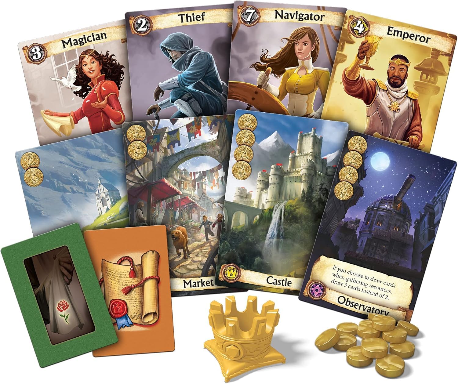 Z-Man Games,Various,ZMGZC01, Citadels Revised Edition , Board Game , Ages 10+ , 2-8 Players , 30-60 Minutes Playing Time