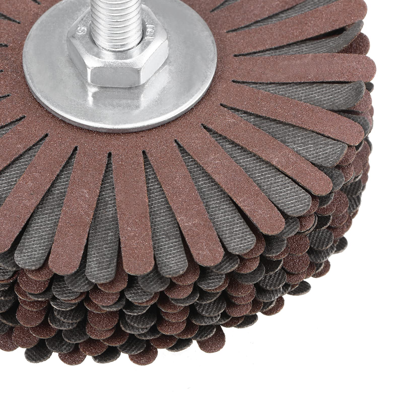 Uxcell Flap Wheel Sanding Set - 120 & 320 Grit 3.15" Abrasive Wheels With 1/4" Shank