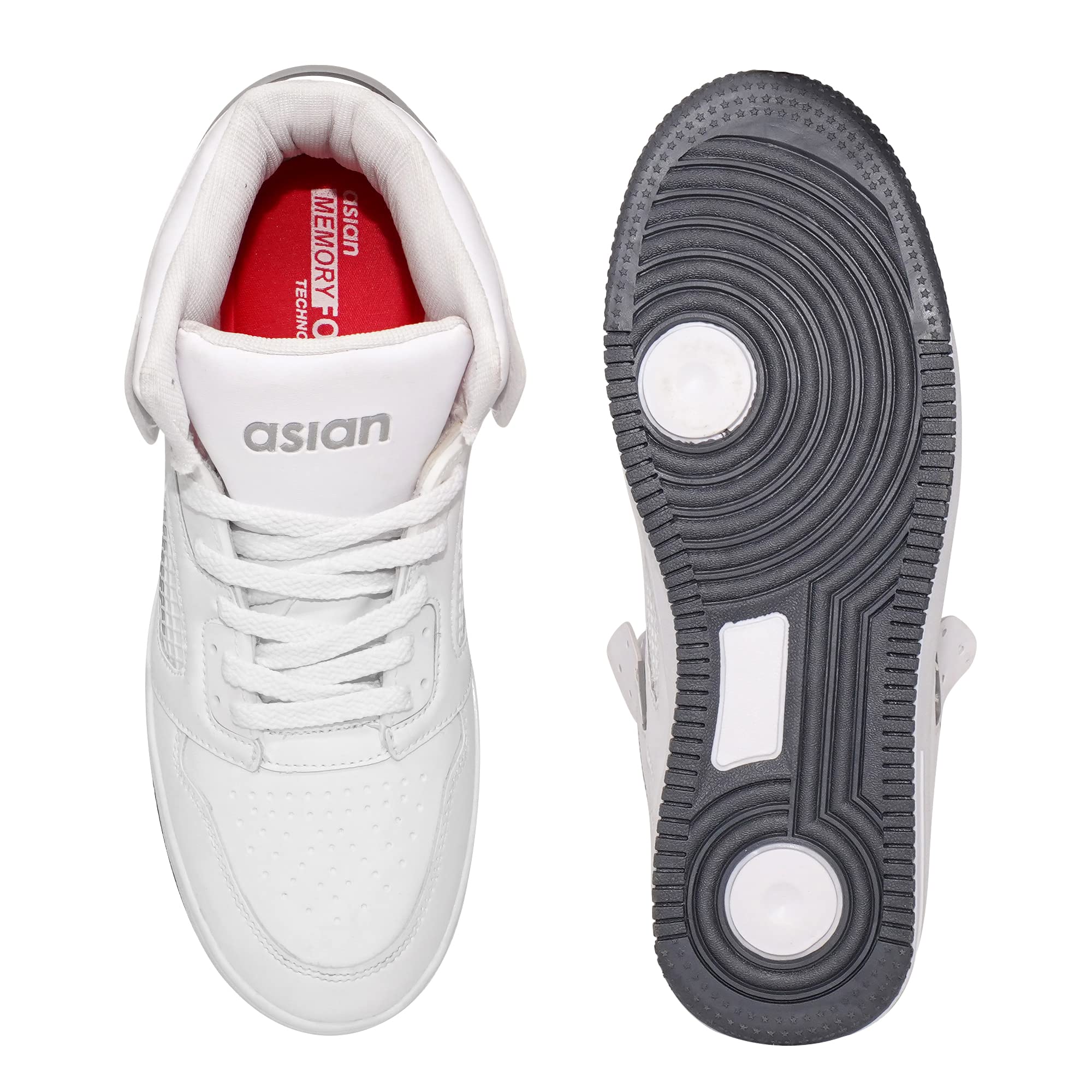 ASIAN Carnival-01 Men's High Top Casual Chunky Fashion Sneakers,Dancing Shoes | Basketball Shoes with Rubber Outsole for Boys 3