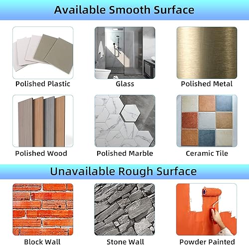 Miniatura 4 de Ganchos de acero inoxidable con ventosa al vacío, paquete de 2 unidades, níquel cepillado SUS 304, ganchos extraíbles resistentes para dormitorio,