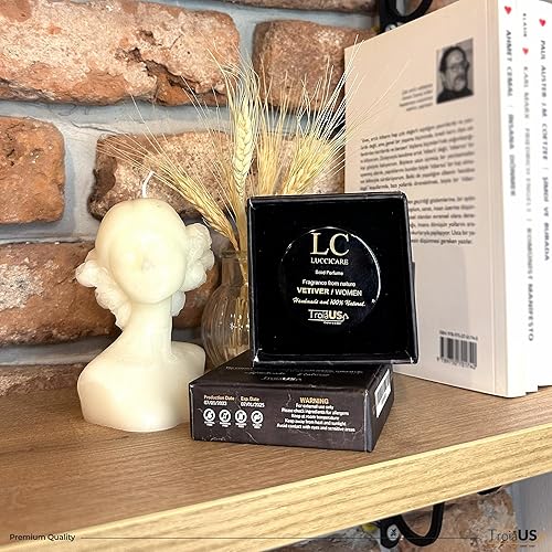 Miniatura 2 de TROIA US CABINET & CLOSET TroiaUS - Perfume sólido  Colonia sólida para mujer, aroma vetiver de 0.5 onzas, tamaño de viaje, fragancias portátiles