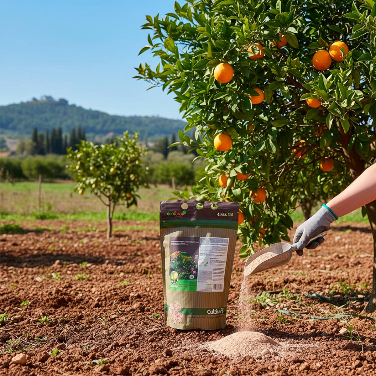 CULTIVERS Roche phosphatée 20 kg – Apport naturel en phosphore, calcium et fer – 100% écologique – Préparation du sol avant et pendant la culture